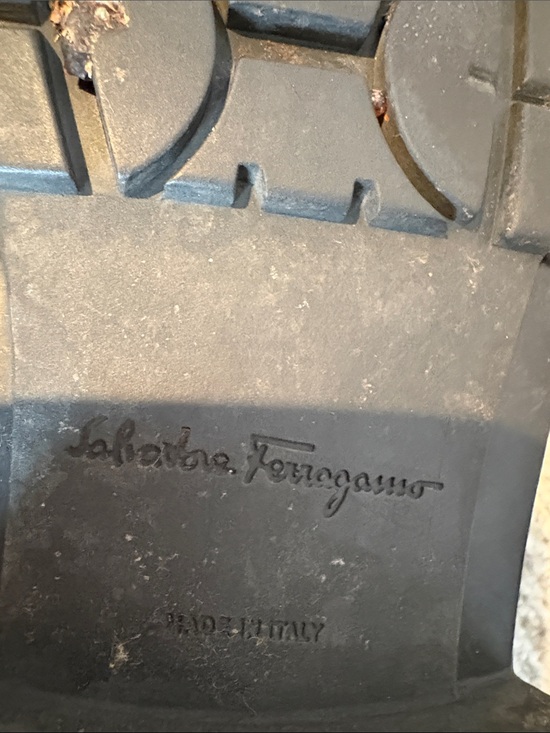 Salvatore Ferragamo Black Leather Bit-Detail Slip-On Loafers main image 4